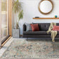 Green Nisa Vintage Washable Area Rug