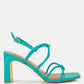 Kralor Knotted Strap Italian Block Heel Sandals