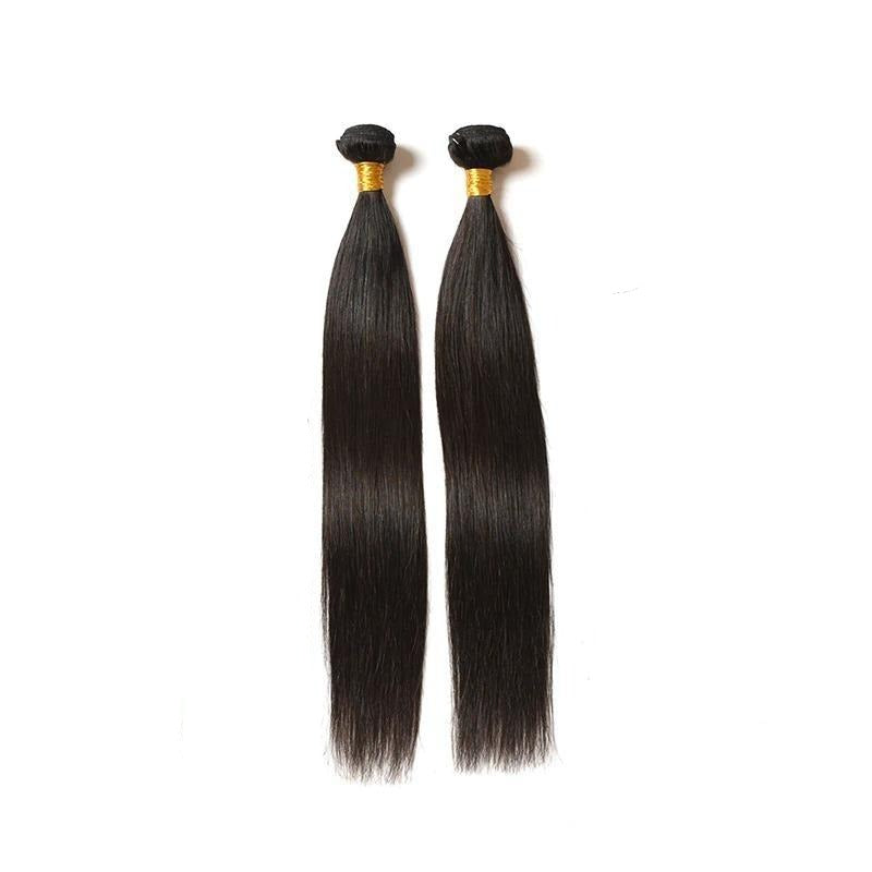 10A Grade 1/3/4 Straight Brazilian 100% Human Hair Bundles Double Weft - Walbiz.com