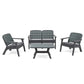 4 - Person Seating Group with Cushions - Free Shipping