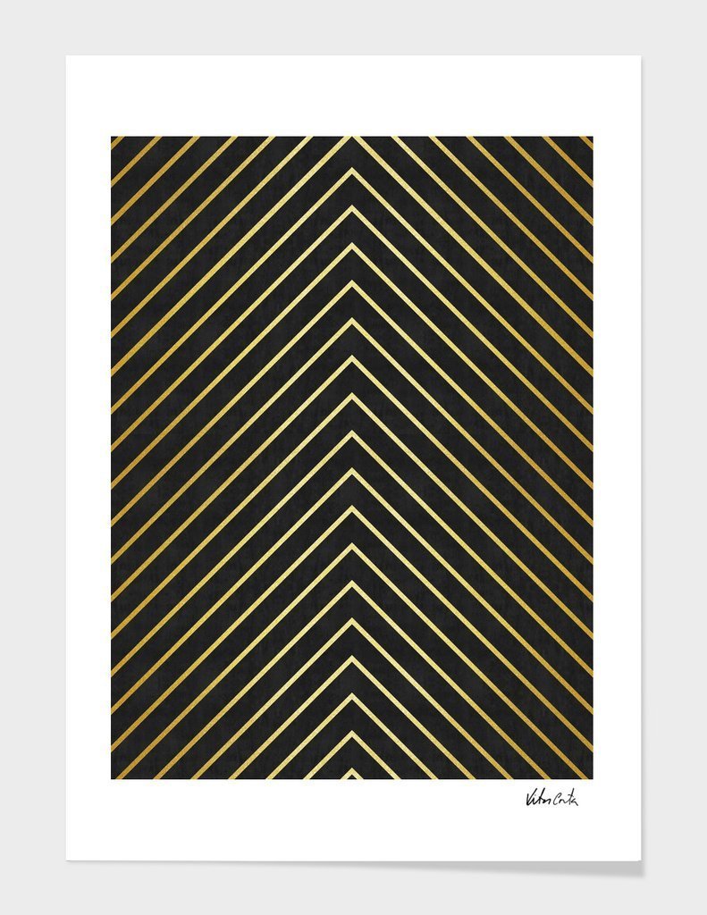 Minimalist and golden art   Frame