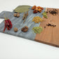 Mango Wood Marble Charcuterie Cheese Board