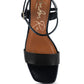 Merengue Textured High Block Heel Sandals