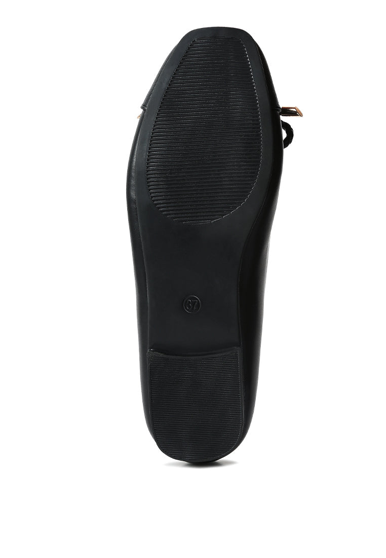 Moi Metallic Embellished Flat Ballerinas
