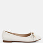 Moi Metallic Embellished Flat Ballerinas