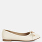 Moi Metallic Embellished Flat Ballerinas