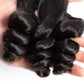 10A Grade Brazilian 3/4 Spiral Curl Human Hair bundles with 4x4 Closur