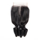 10A Grade Brazilian 3/4 Spiral Curl Human Hair bundles with 4x4 Closur