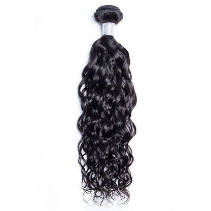 10A Grade 1/3/4 Water Wave Weave Malaysian Human Hair Extension Bundle - Walbiz.com