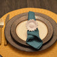 Vibhsa Sunflower White Napkin Rings Set of 4