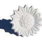 Vibhsa Sunflower White Napkin Rings Set of 4