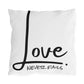 Decorative Throw Pillow Cover - Love Never Fails