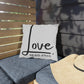 Decorative Throw Pillow Cover - Love Never Fails