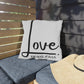 Decorative Throw Pillow Cover - Love Never Fails