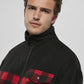 Patterned Polar Fleece Track Jacket