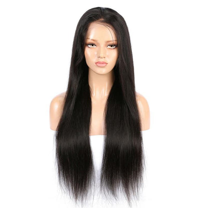 Beumax 13x6 Straight Lace Frontal Human Hair Wigs - Walbiz.com
