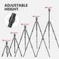 Carbon Fiber 66"/168cm Lightweight Portable Camera Tripod Stand