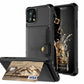 360 Protection Magnetic Leather Wallet Armor Case for iPhone