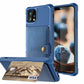 360 Protection Magnetic Leather Wallet Armor Case for iPhone