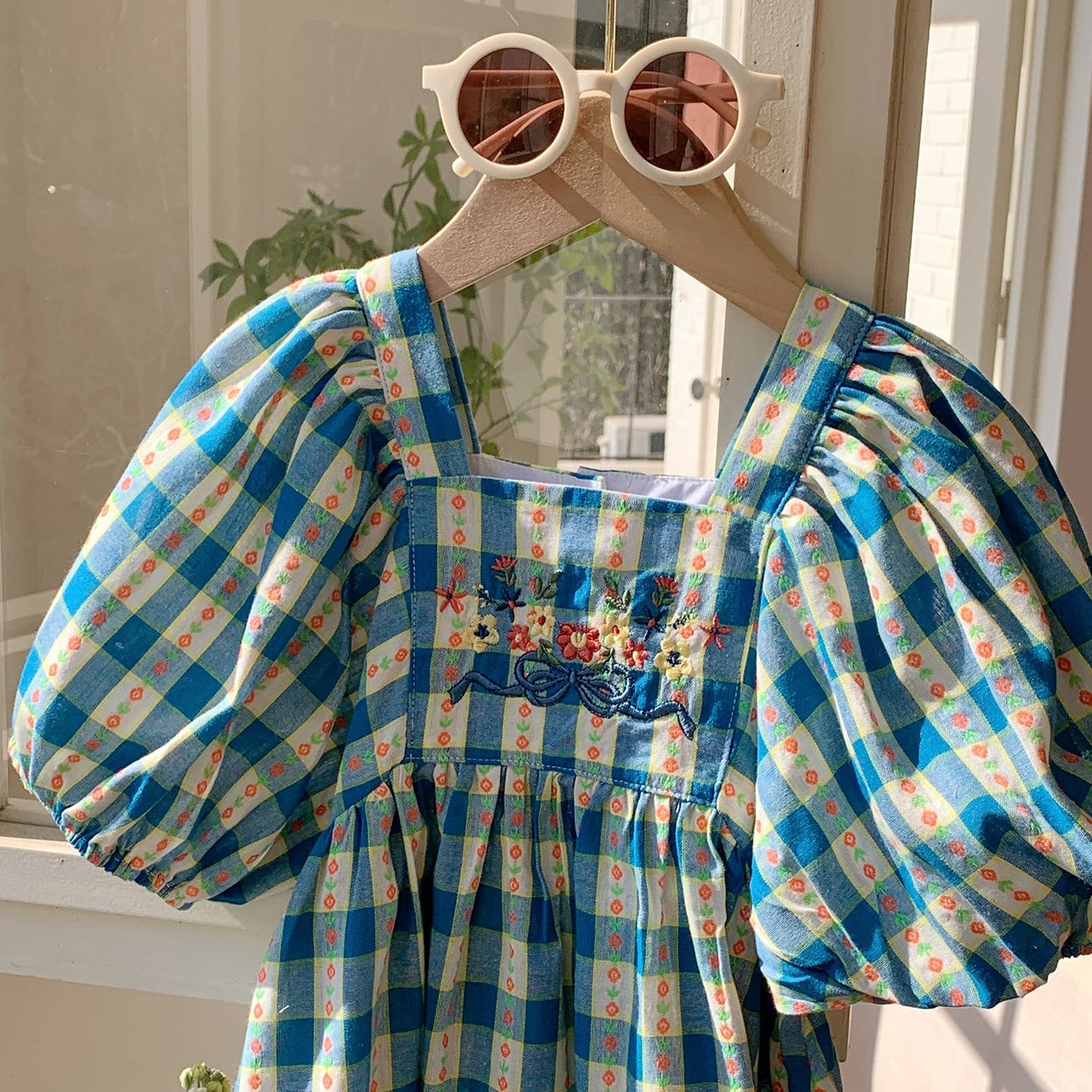 Summer Arrival Baby Kids Girls Cute Short Sleeves Flowers Pattern