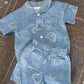 Summer Baby Kids Teddy Cartoon Pattern Shirt and Shorts Clothing Set