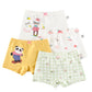Girls’ Cartoon Printed Boxer Shorts Breathable Underwear Set