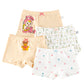 Girls’ Cartoon Printed Boxer Shorts Breathable Underwear Set