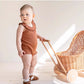Summer Arrival Baby Unisex Ruffle Collar Sleeveless Onesies Bodysuits
