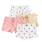 Girls’ Cartoon Printed Boxer Shorts Breathable Underwear Set