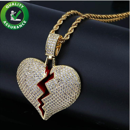 Women Mens Jewelry Iced Out Pendant Luxury Designer Necklace Hip Hop