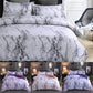 Marble Pattern Bedding Sets Polyester Bedding Cover Set 2/3pcs Twin