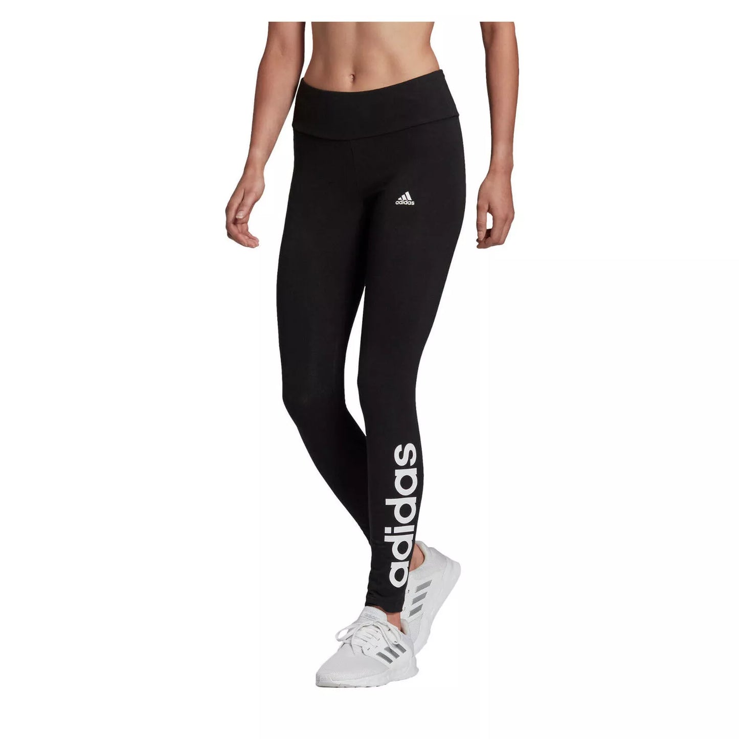 Adidas Women ESSENTIALS HIGH-WAISTED LOGO LEGGINGS L