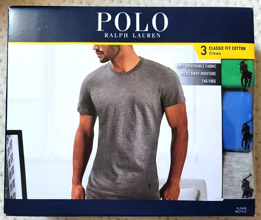 Polo Ralph Lauren 3 Classic Fit Crew Green Xl