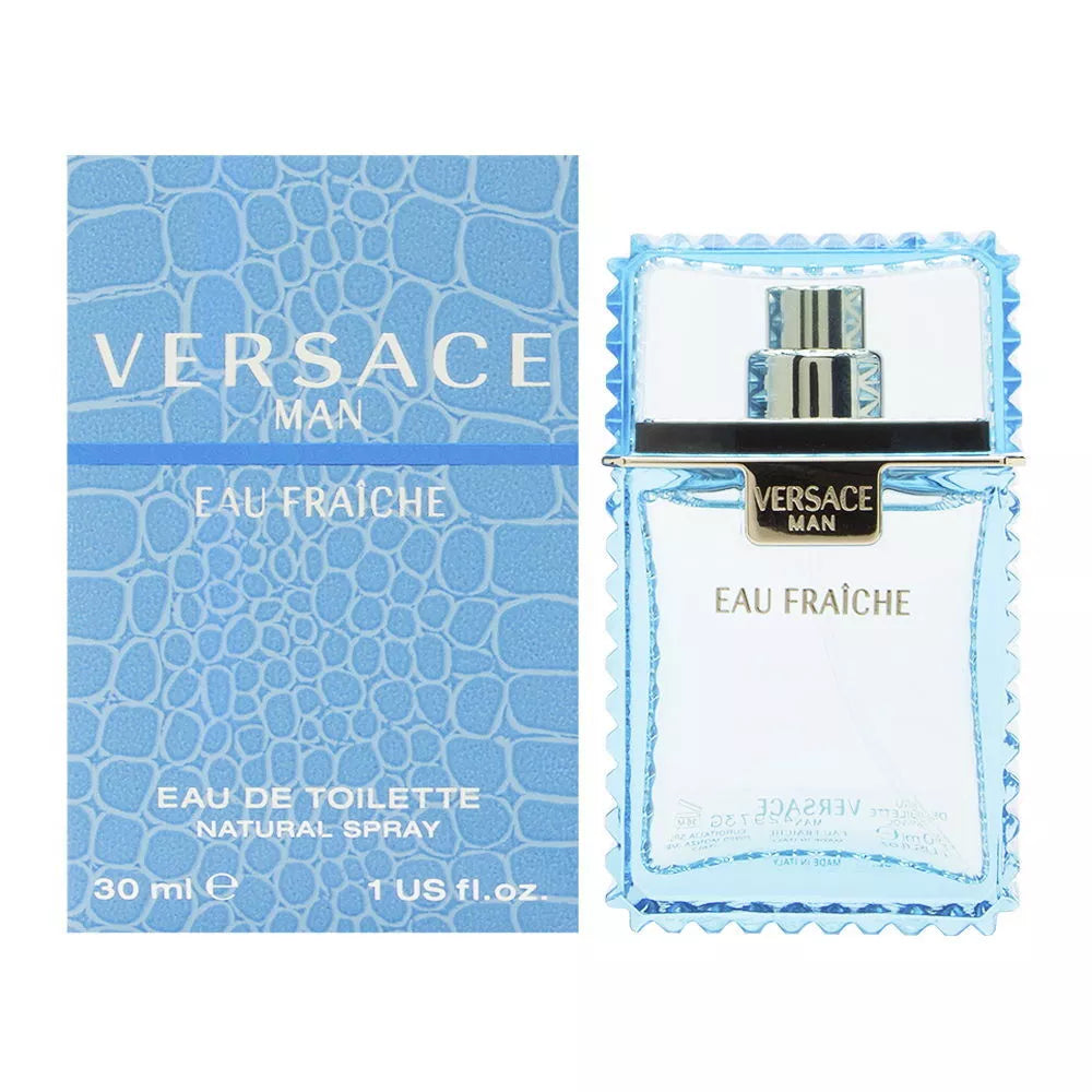 M Versace Man 1 oz, Eau Fraiche EDT Spray