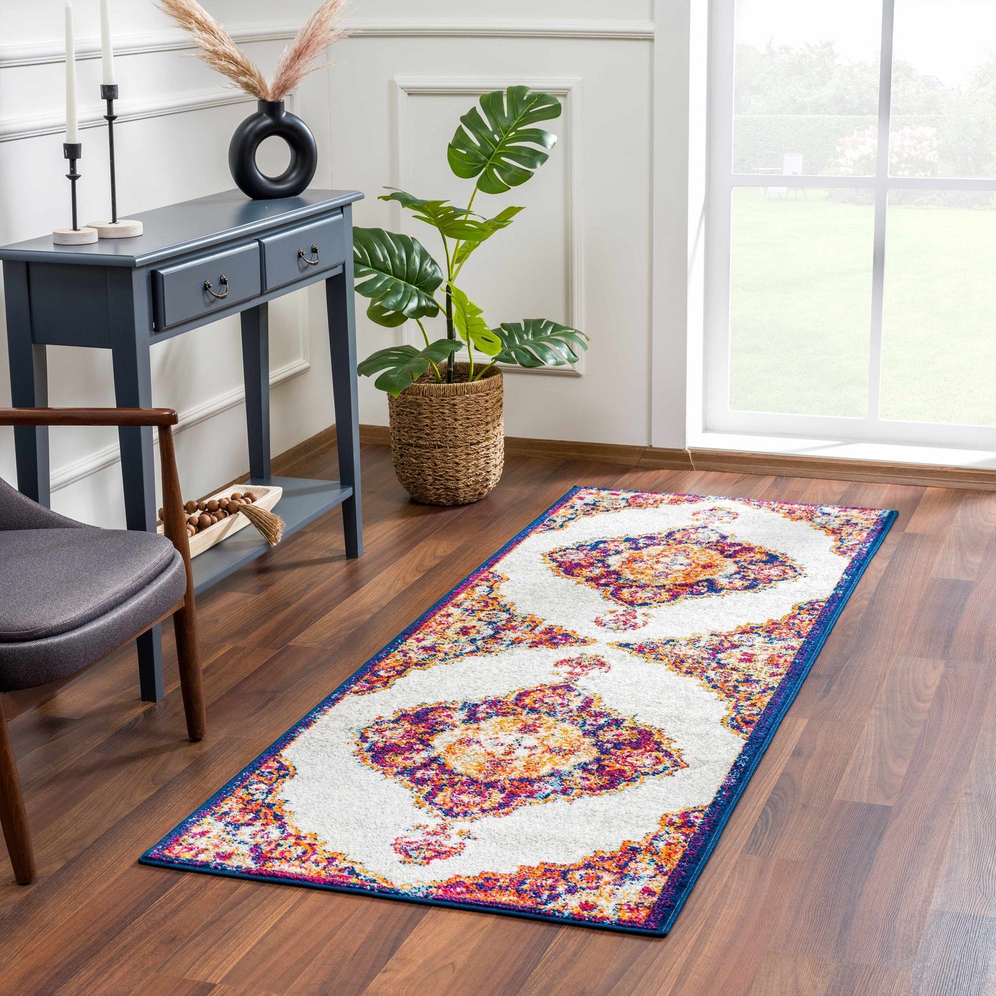 Istanbul Orange Area Carpet - Clearance