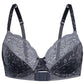 Sassa Silver Blossom Semi Sheer Full Figure Bra
