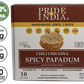 Spicy Chickpea Masala Papadum Lentil Crisp