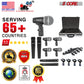 5Core Drum Mic Kit 9 Pcs Kick BassTom Snare Dynamic Mics Instrument