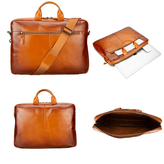 Afton MacBook Leather Sleeve and Bag - Unisex - Walbiz
