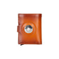 Douglas Genuine Leather Pop-Up Wallet with Air Tag Slot - Walbiz