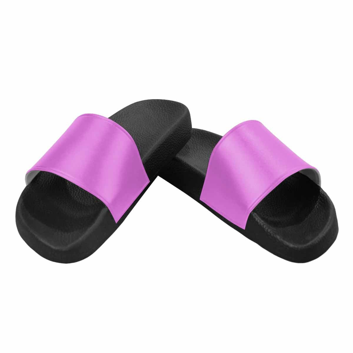 Womens Slide Sandals - Orchid Purple