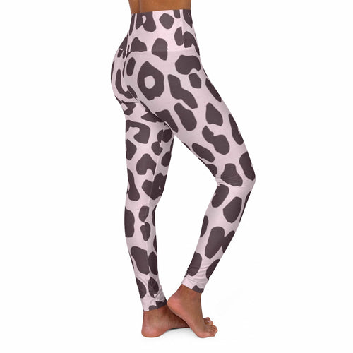 Uniquely You Womens Yoga Leggings - High Waisted Fitness Pants / Pink - Walbiz.com