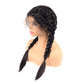 13x4 HD Transparent Lace Frontal Straight Human Hair Wigs 200% Density