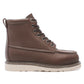 ROCKROOSTER Trinidad Men's 6 inch Dark Brown Steel Toe Wedge Work Boot